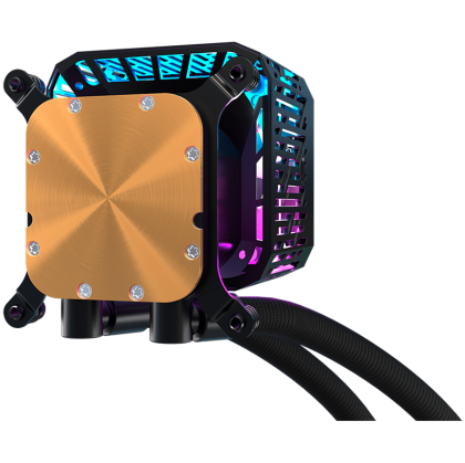 Asrock PHANTOM GAMING 360 LCD, AiO liquid cooler, ARGB, IPS LCD, 360 mm radiator, AM5, AM4, LGA1851, LGA1700, 90-APGA36-BAAGA5, 6Y