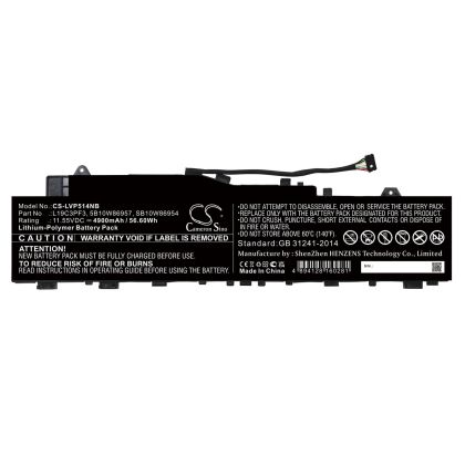 Батерия за лаптоп  LENOVO IdeaPad 5 14  L19C3PF3  LiPo 11.55V 4900mAh CAMERON SINO