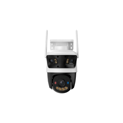 Imou Cruiser triple, full color night vision Wi-Fi IP camera, 2x fixed lenses: 1/2.8''3MP CMOS, 3.6mm fixed lens, Pan&Tilt lens: 1/3.06''5MP CMOS, Night Vision 30m, 6mm fixed lens,355Pan & 90Tilt, 2 Red-Blue Warning Lights, 8x Digital Zoom