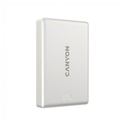 CANYON magnetic power bank OnPower 511 PD20W 10000mAh Aluminium Star Grey
