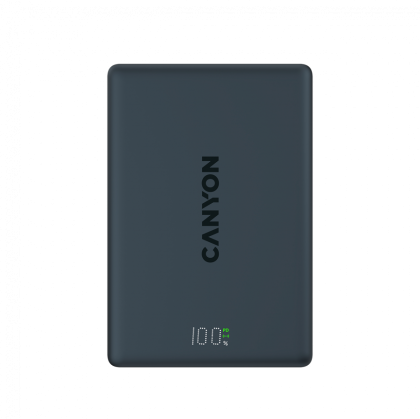 CANYON magnetic power bank OnPower 511 PD20W 10000mAh Aluminium Interstellar Black