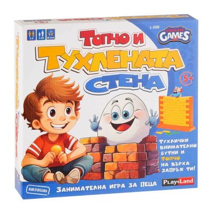 Настолна игра Playland Топчо и тухлената стена