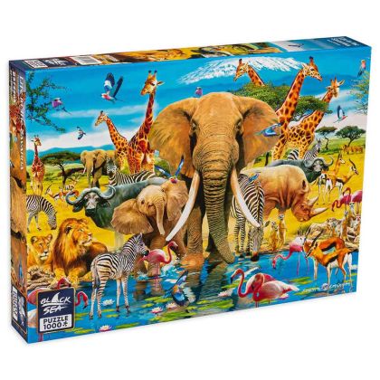Пъзел Black Sea Животът в Саваната – 1000 части