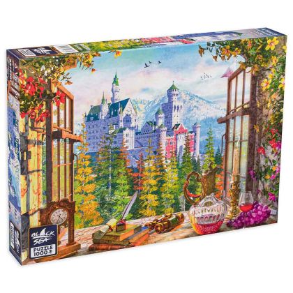 Пъзел Black Sea Гледка към замъка Нойшванщайн – 1000 части