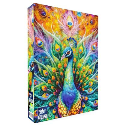 Пъзел Black Sea Великолепието на пауна – 1000 части