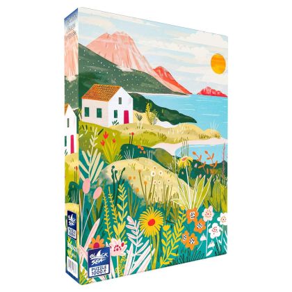 Пъзел Black Sea Бялата къща край брега – 1000 части