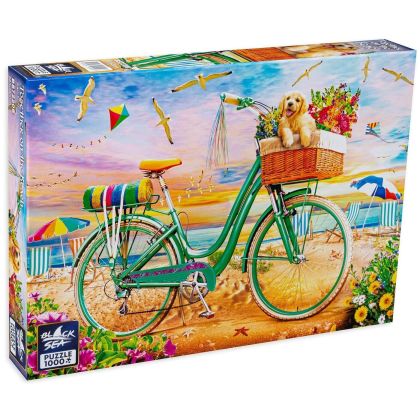 Пъзел Black Sea Premium С приятел на плажа – 1000 части