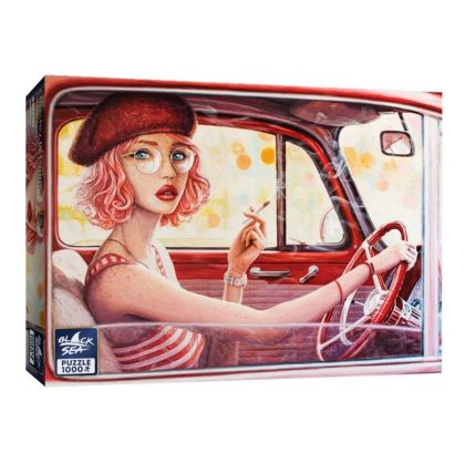 Пъзел Black Sea Розово момиче – 1000 части