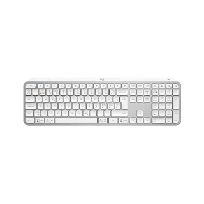 Безжична клавиатура Logitech MX keys S Illuminated, Pale gray