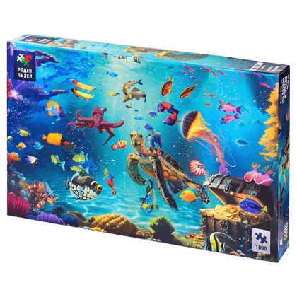 Роден пъзел Тайните на морското дъно – 1000 части
