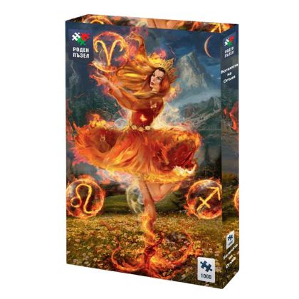 Роден пъзел Файра – жената огън – 1000 части