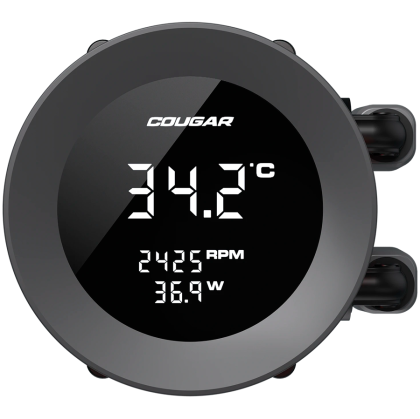 COUGAR Poseidon Vistek ARGB 240 AiO Liquid Watercooling - Black