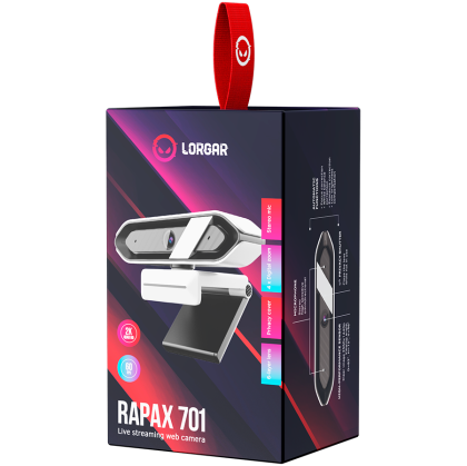 LORGAR Rapax 701, Streaming Camera,2K 1080P/60fps