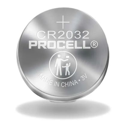 Бутонна батерия DURACELL PROCELL CR2032, 3V, 1 бр. BULK, Литиева, /цена за 1 батерия/