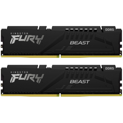 Kingston 64GB 6400MT/s DDR5 CL32 DIMM (Kit of 2) FURY Beast Black EXPO