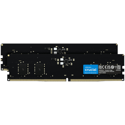 Crucial 16GB Kit (2x8GB) DDR5-5600 UDIMM CL46 (16Gbit)