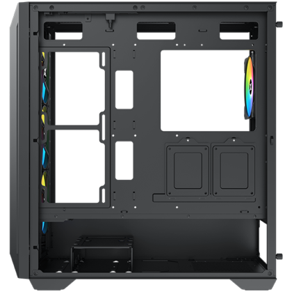 Xigmatek Master X II Pro (Black, ATX, U3x1 & U2x2, Front Meshed Grill & Left TG, 4PCS Z20A & ARGB PCB)