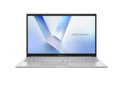 Лаптоп Asus Vivobook X1504VA-BQ4659NA, Intel 5 120U 1.4 GHz (12MB Cache, up to 5.0 GHz, 10 cores, 12 Threads), 15.6" FHD,(1920x1080),24GB DDR5 ( 8 GB on BD), SSD 1TB, No OS, Cool Silver, no adapter