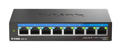 Суич D-Link DMS-108/E, 8 портов 2.5G Multi-Gigabit