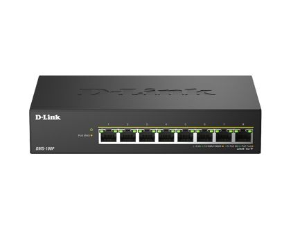Комутатор D-Link 8 ports 2.5G/MultiGig PoE Unmanaged Switch, Metal