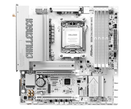 Дънна платка ASRock B850M CHALLENGER WIFI WHITE socket AM5