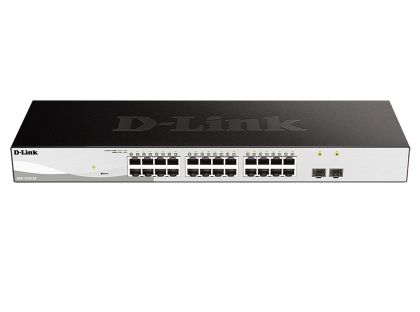 Комутатор D-Link 26-Port Gigabit Smart Switch with 2 SFP ports