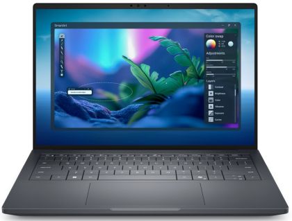 Лаптоп Dell Pro Max 14 Premium MA14250, Intel Ultra 7 265H vPro (13 TOPS NPU, 16cores, up to 5.30 GHz), 14" FHD+ (1920x1200), 400 Nit AG, 32GB LPDDR5x 8400 MT/s, 512GB TLC, NVIDIA RTX PRO 1000 Blackwell 8GB GDDR7, 8MP HDR + IR UPD Cam, Wi-Fi 7, FPR, Bac