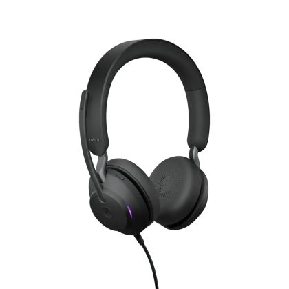 Слушалки с микрофон Jabra Evolve2 40 SE MS Stereo, USB C/A