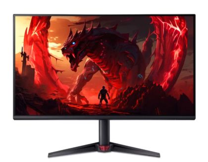 Монитор Acer Nitro VG250QF3bmiipx, 24.5'', FHD (1920X1080) IPS, ZeroFrame, 320Hz DP, 240Hz HDMI, 1ms/0.5ms(GTG, Min.), 250nits, 100M:1, 99% sRGB, Free Sync Premium, 2xHDMI, DP, HDR10, Audio out, Speakers, Tilt, BluelightShield, Vesa, Black
