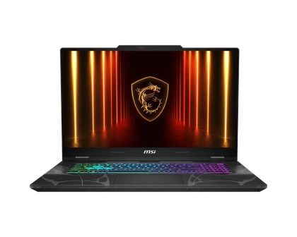 Лаптоп MSI Cyborg 17 B13WEKG, i5-13420H (8C/12T, up to 4.60GHz, 12 MB), GeForce RTX 5050 8GB GDDR7 440 AI TOPS, 17.3" FHD (1920x1080), 144Hz, IPS-Level, 16GB DDR5 5200MHz, 512GB PCIe Gen4x4 SSD, WiFi 6E, BT 5.3, 4 Zone RGB Kbd, NO OS, 55.2Whr, 2.5kg