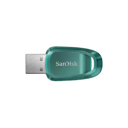 SanDisk Флаш памет Ultra ECO  128GB, USB 3.2 100 MB/s , зелена