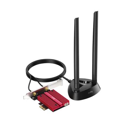 Мрежова карта Cudy WE9300S, Tri-Band WiFi 7 PCI-e, 5760 + 2880 Mbps