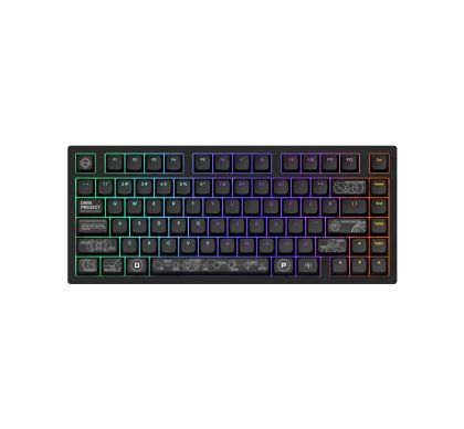 Геймърскa безжична клавиатура Dark Project ALU81A Terra Nova V2 Black RGB