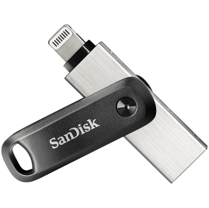 SANDISK iXpand Flash Drive Go 64GB - USB3.0 + Lightning - for iPhone and iPad