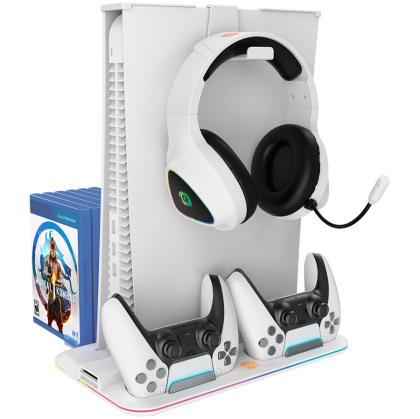 CANYON cooling stand CS-5 RGB PS5 Charge White