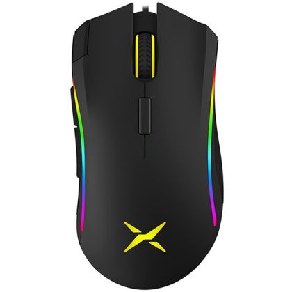 Input Devices - Mouse DELUX DLM-625BU 4000 dpi ,7butt,USB, Black