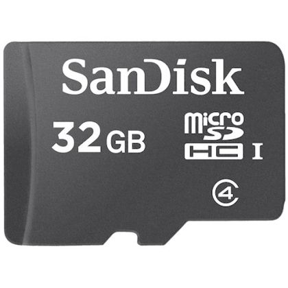 SANDISK 32GB microSDHC Class 4 Memory Card