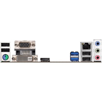 ASROCK Main Board Desktop H310CM-HDV (S1151, 2xDDR4,1xPCIe x16,1xPCI Ex1, 4 SATA3 ,GLAN,VGA,DVI,HDMI,USB 3.1 ) mATX retail