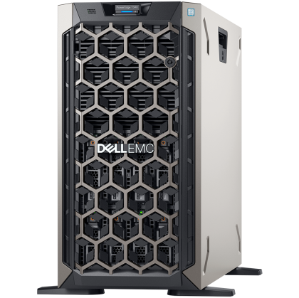 PowerEdge T340,3.5" Chassis x8 Hot Plug HDD,Xeon E-2244G 3.8GHz 12M 4C/8T,16GB 2666MT/s DDR4 ECC UDIMM,PERC H730P RAID Controller 2GB NV FH,480GB SSD SATA Mix Use,DVD +/-RW,PSU(1+1)495W,TPM 2.0,On-Board LOM,3Y NBD