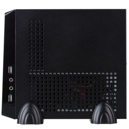 E-mini 3019 Black/Silver, 120W DC/DC + 12V/5A adapter, Mini-ITX chassis