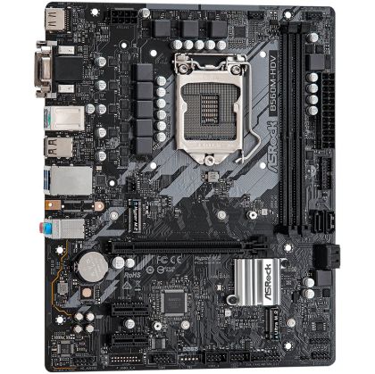 ASROCK Main Board Desktop B560 chipset (S1200, 2x DDR4, 1x PCIe x16, 2x PCIe x1, 4x SATA3 ,1x Ultra M.2, GLAN, 1x VGA, 1x DVI, 1x HDMI, 4x USB 3.2, 2x USB 2.0) mATX.