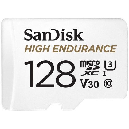 SANDISK MAX ENDURANCE microSDXC 128GB + SD Adapter 60,000 Hours