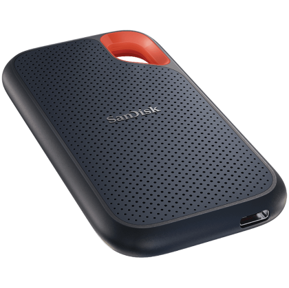 SANDISK Extreme 500GB Portable SSD - up to 1050MB/s Read and 1000MB/s Write Speeds, USB 3.2 Gen 2, 2-meter drop protection and IP55 resistance