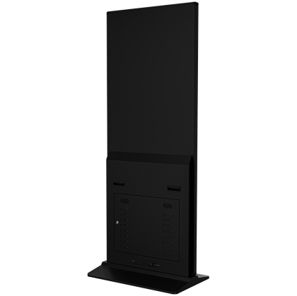 Prestigio Solutions IDS Indoor Totem Vertical 55 inches, 4K (2160x3840), Android 11: RK3399B/4GB/64GB, IR10TP, Power Plug EU.