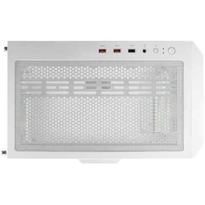 COUGAR Airface RGB White, Mid Tower, 2x 140 1x120 ARGB Fans, RGB Button,  4mm Tempered Glass, Mini ITX / Micro ATX / ATX / CEB/ E-ATX, USB 3.0 x 2, USB 2.0 x 1, 4 Pole Headset Audio Jack x1