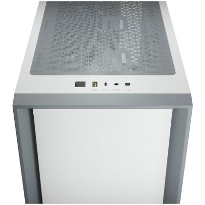 CORSAIR 4000D Tempered Glass Mid-Tower ATX Case — White