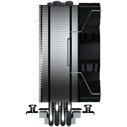 COUGAR Forza 50, 6mm Heat pipe, Nickel Plated Copper Base, 1x MHP120 Fan, Screwdriver Included, Elegant Pipe Caps, 50x135x155mm, Intel LGA 115X/1366/1200/1700/2011/2066, AMD AM5/AM4/FM2/FM1/AM3+/AM3/AM2+/AM2
