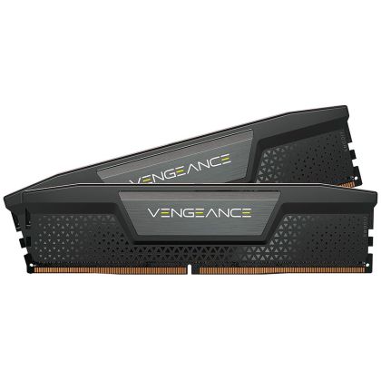CORSAIR DDR5, 4800MT/s 32GB 2x16GB DIMM, 40-40-40-77, Std PMIC, XMP 3.0, VENGEANCE DDR5 Black Heatspreader, Black PCB, 1.1V