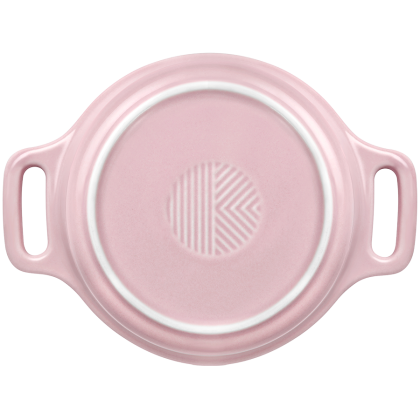BUYDEEM Ceramic Mini Cocotte, model CT1002, color Pale Dogwood