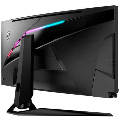 MSI Optix MEG381CQR Plus Curved Gaming Monitor, 37.5" 175Hz, UWQHD+ (3840x1600) 21:9, Rapid IPS Anti-glare, 400nits, 1000:1, 178°/178°, HDR, 2300R Curve, G-SYNC ULTIMATE, Mouse Bungee, 2x HDMI, 1xDP, 3xUSB 3.2, Adjustable stand, 3Y Warranty
